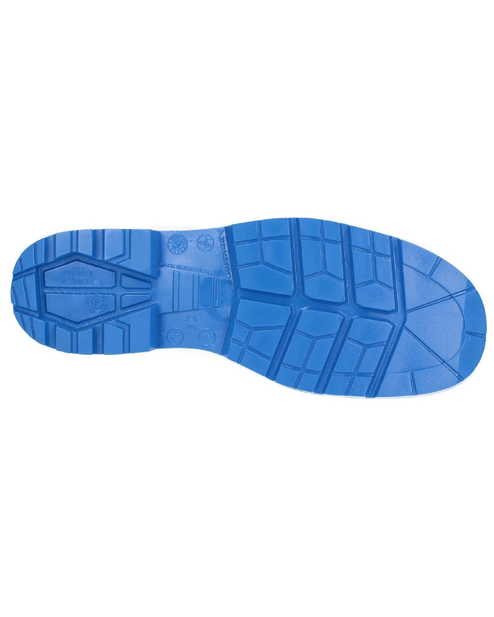 White coloured Dunlop Acifort Classic+ Waterproof Safety Wellingtons on white background