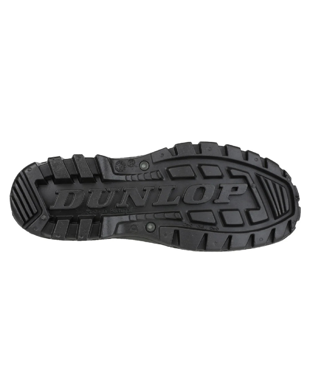 Green coloured Dunlop Dee Calf Length Wellingtons on white background