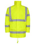 Yellow Coloured Fort Air Reflex Jacket On A White Background