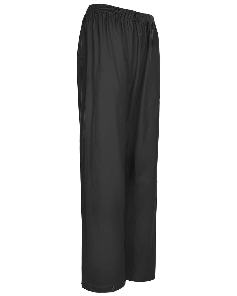 Black Coloured Fort Airflex Waterproof Breathable Trousers On A White Background