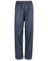 Navy Coloured Fort Airflex Waterproof Breathable Trousers On A White Background