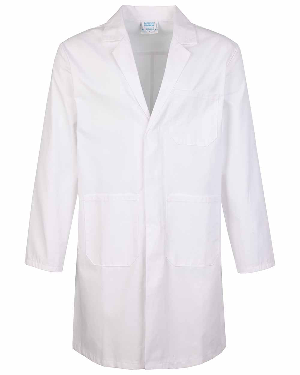 White Coloured Fort Warehouse Coat On A White Background