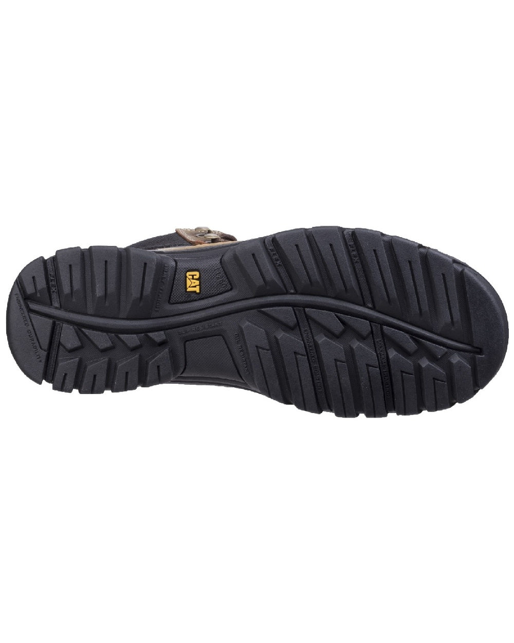 Seal Brown Coloured Caterpillar Framework Safety Boot ST S3 HRO SRA On A White Background