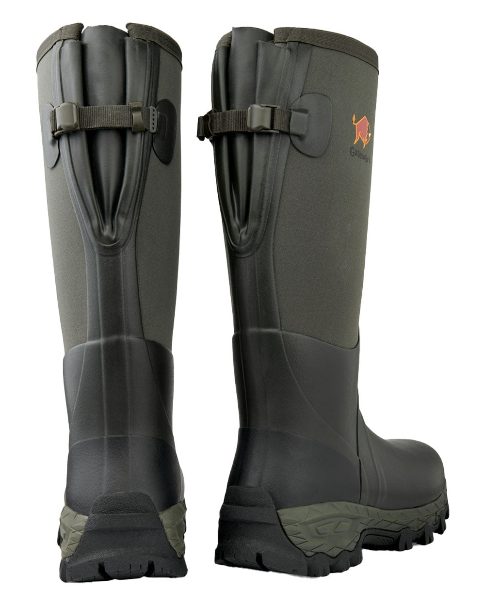 Forest coloured Gateway1 Woodwalker 18" 4mm Wellingtons on White background