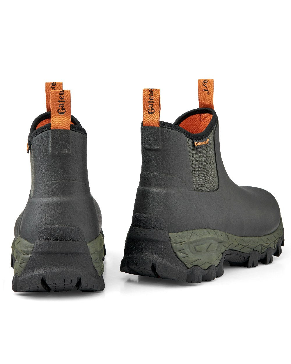 Forest coloured Gateway1 Woodwalker 7inch 4mm Boots on white background