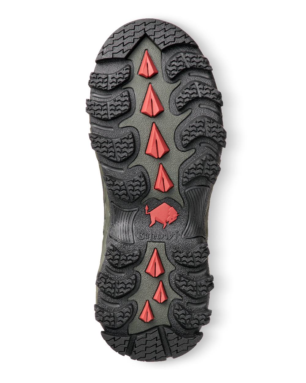 Forest coloured Gateway1 Woodwalker 7inch 4mm Boots on white background