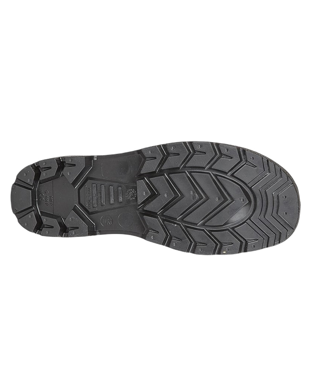 Green Coloured Grafters Full Length Safety Wellington Boots on White Background