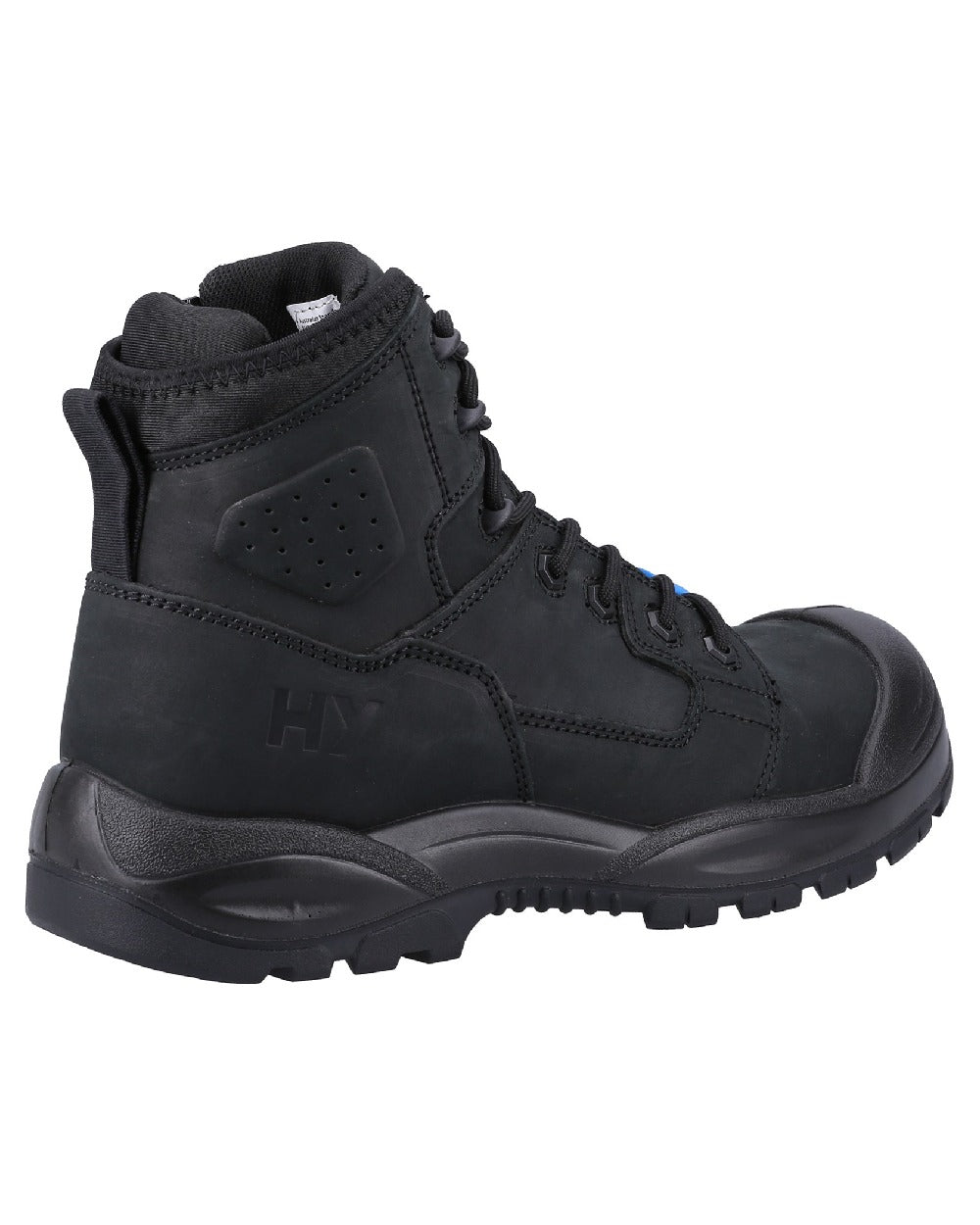 Black Coloured Hard Yakka Mens Legend PR Safety Boots on White Background