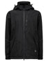Black Coloured Hard Yakka Mens Orbit Waterproof Jacket on White Background