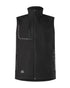 Black Coloured Hard Yakka Mens Toughmaxx Water Resistant Gilet on White Background