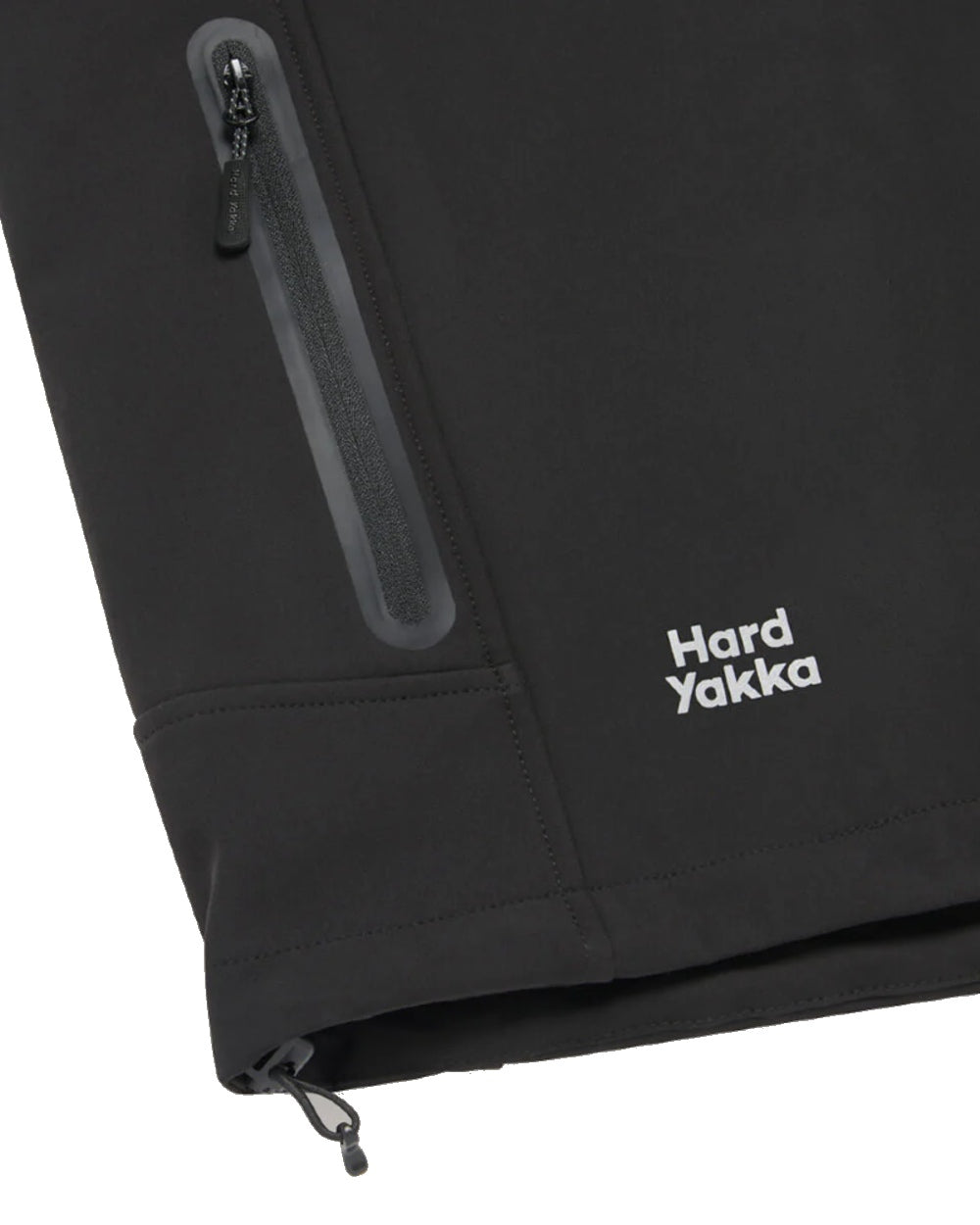 Black Coloured Hard Yakka Mens Toughmaxx Water Resistant Gilet
on White Background