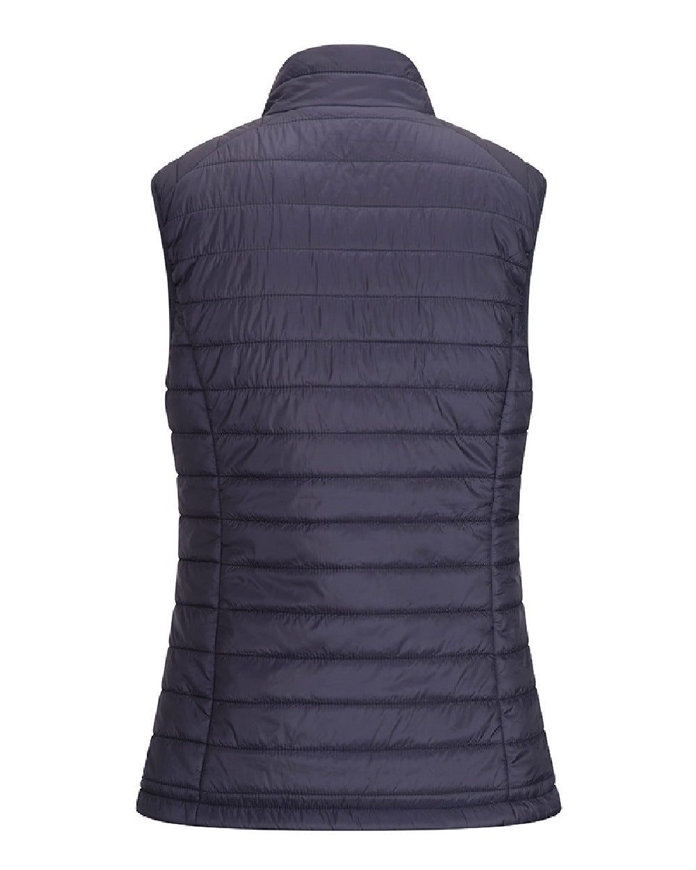 Navy Merlot coloured Hoggs of Fife Kingston Ladies Rip-Stop Gilet on white background