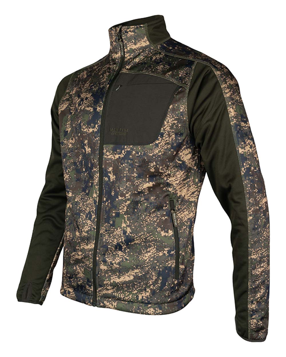 Digicam coloured Jack Pyke Ashcombe Technical Fleece on White background