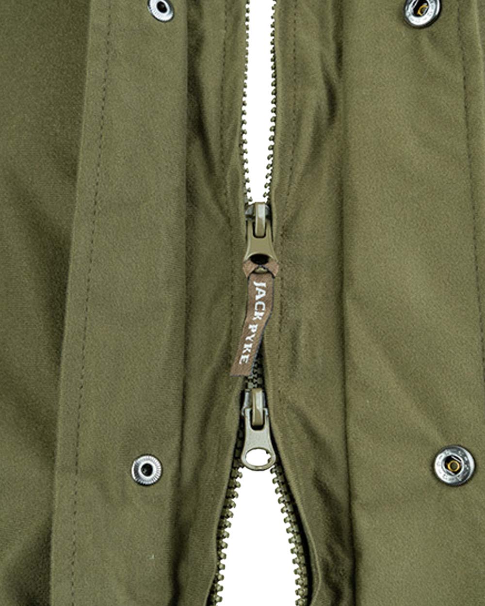 Green coloured Jack Pyke Rannock Jacket on White background
