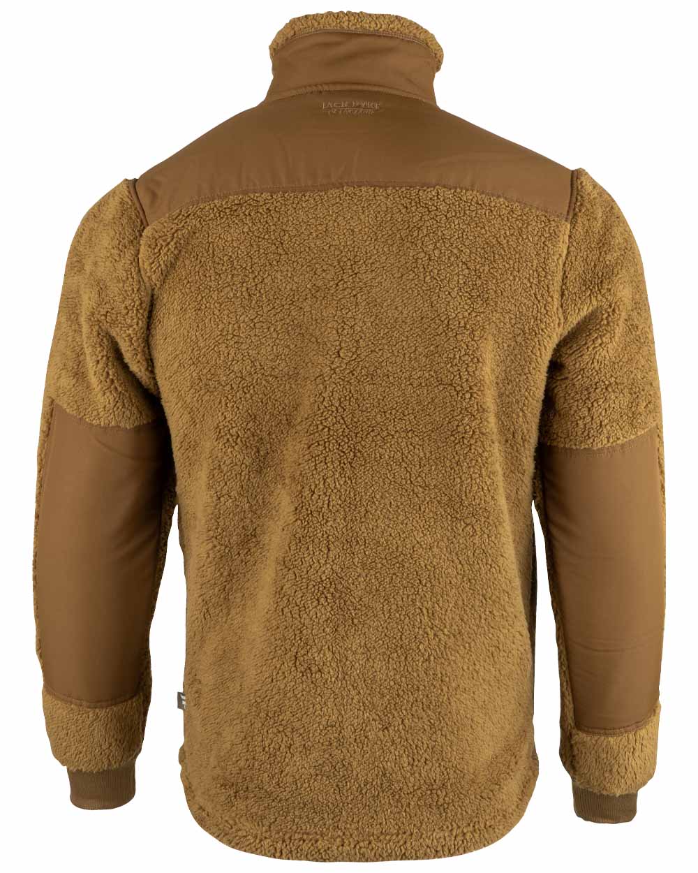 Camel coloured Jack Pyke Sherpa Fleece Jacket Gen 2 on white background