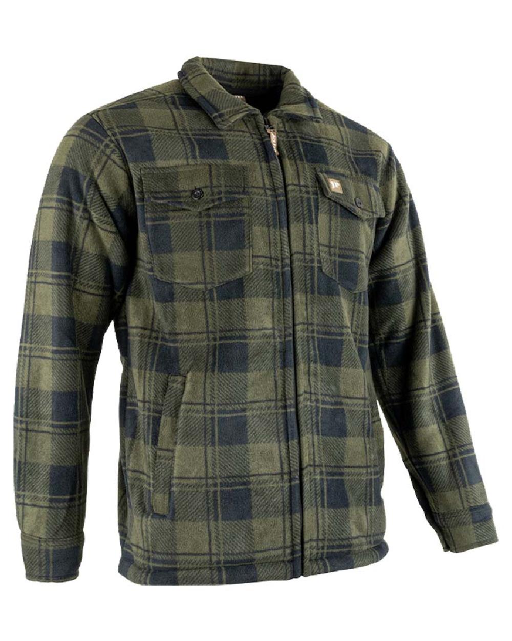 Green coloured Jack Pyke Tundra Shirt on White Background