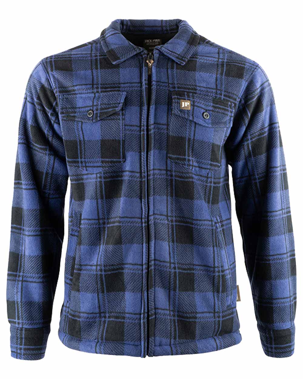 Navy coloured Jack Pyke Tundra Shirt on White Background