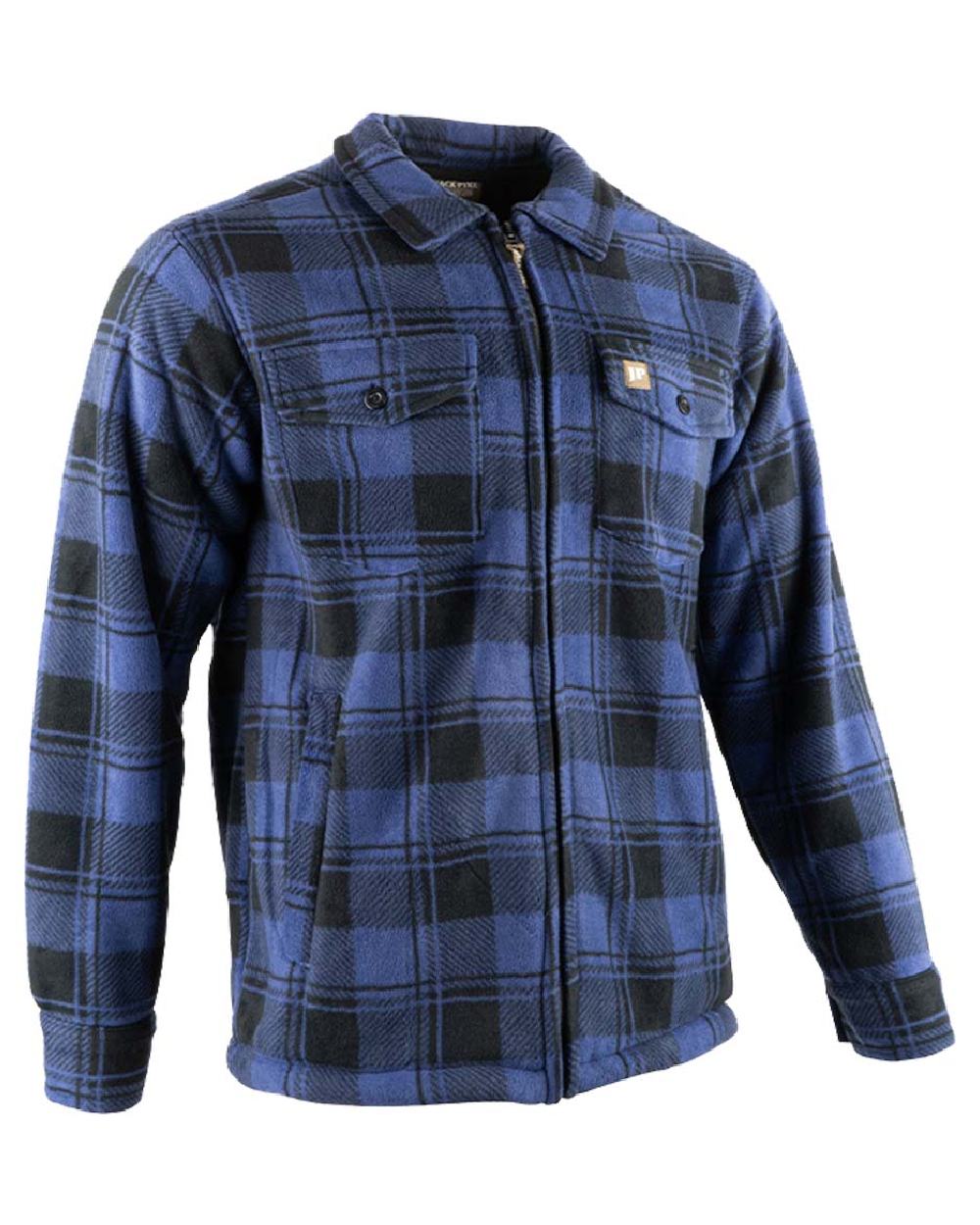 Navy coloured Jack Pyke Tundra Shirt on White Background