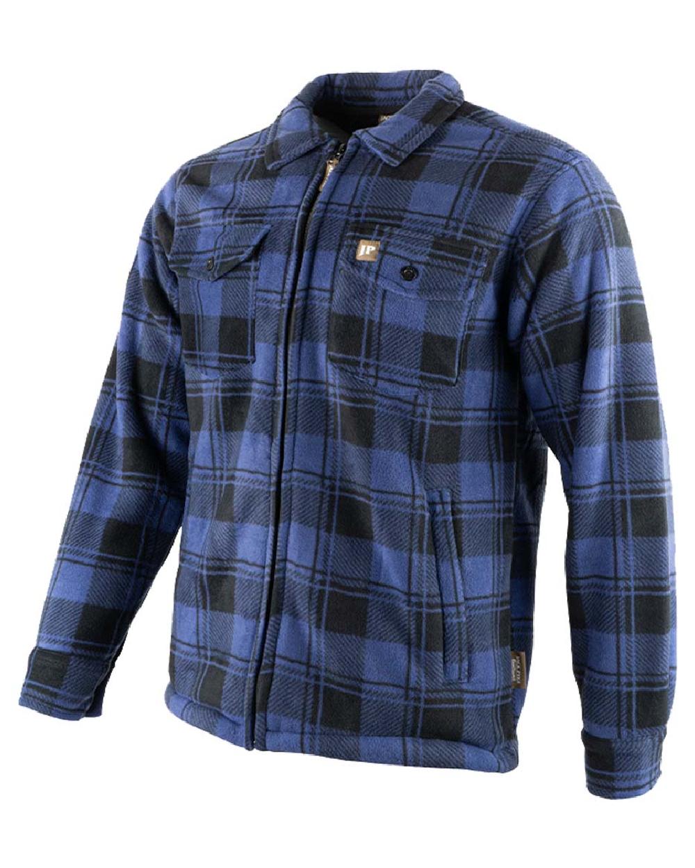 Navy coloured Jack Pyke Tundra Shirt on White Background
