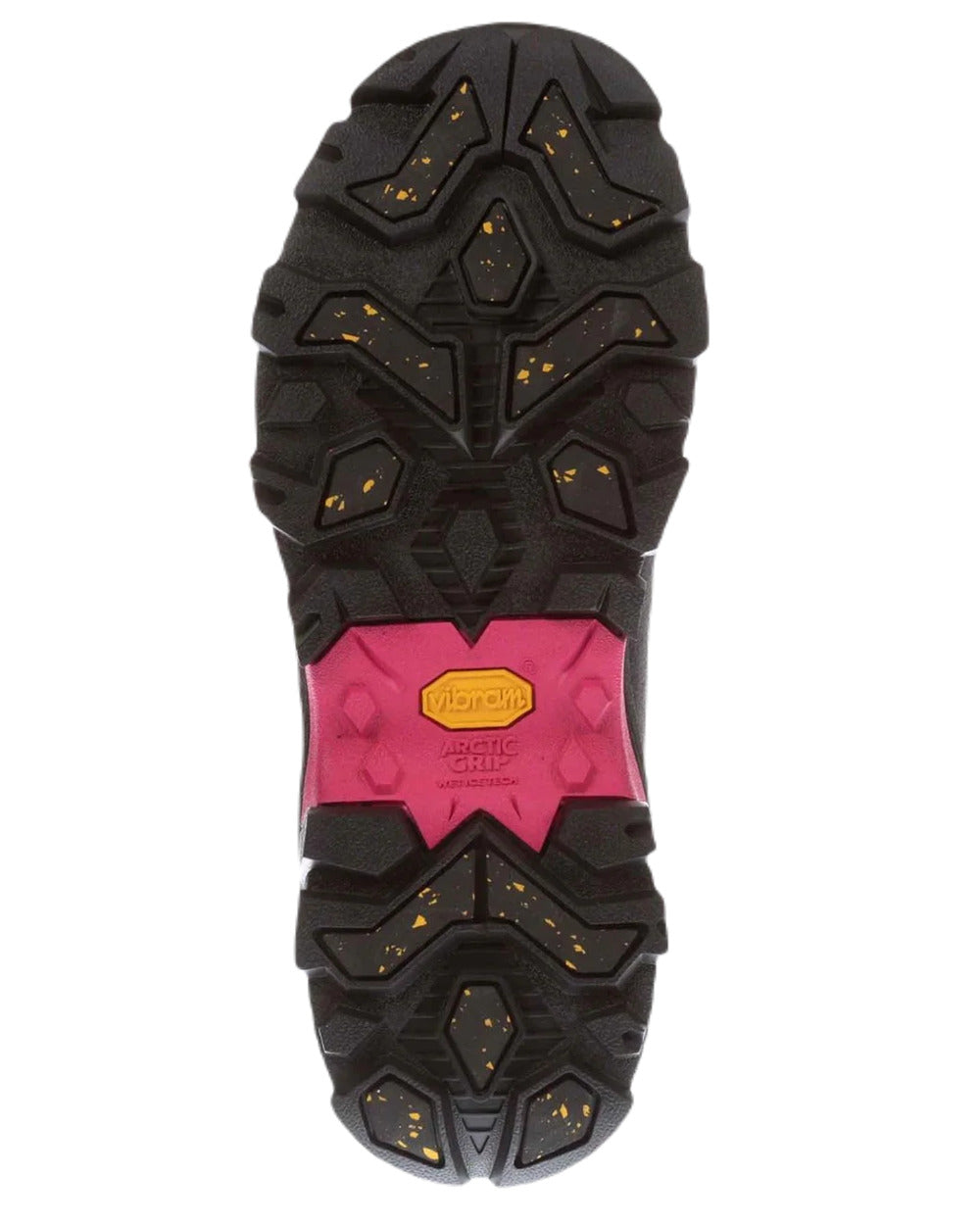 Black Coloured Muck Boots Arctic Ice Mid Wellingtons On A White Background