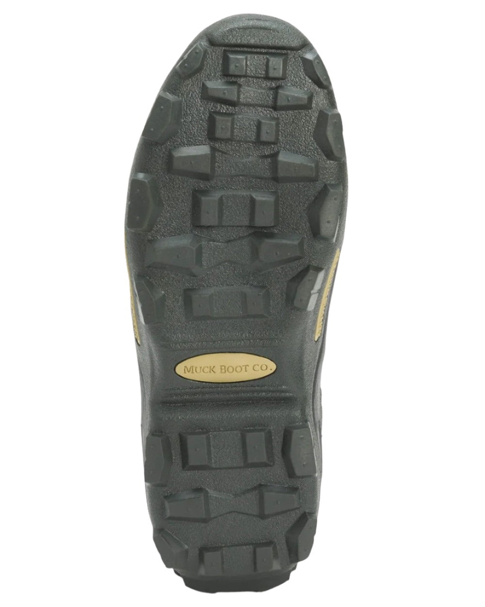 Moss Coloured Muck Boots Arctic Sport Tall Wellingtons On A White Background