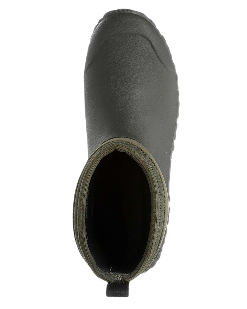 Moss Coloured Muck Boots Mens RHS Muckster II Ankle Boots On A White Background
