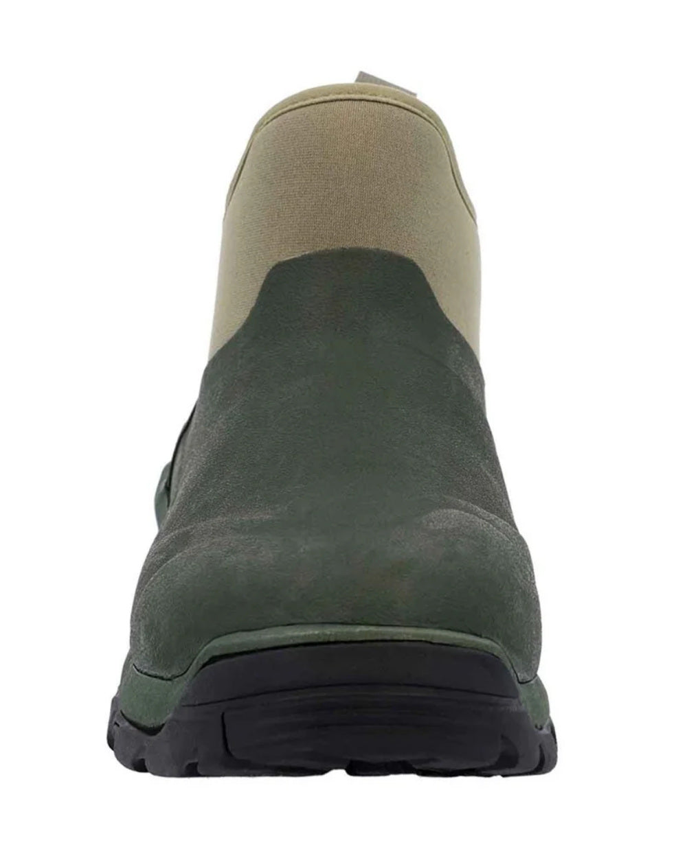 Moss Coloured Muck Boots Mens Woody Sport Ankle Boots On A White Background