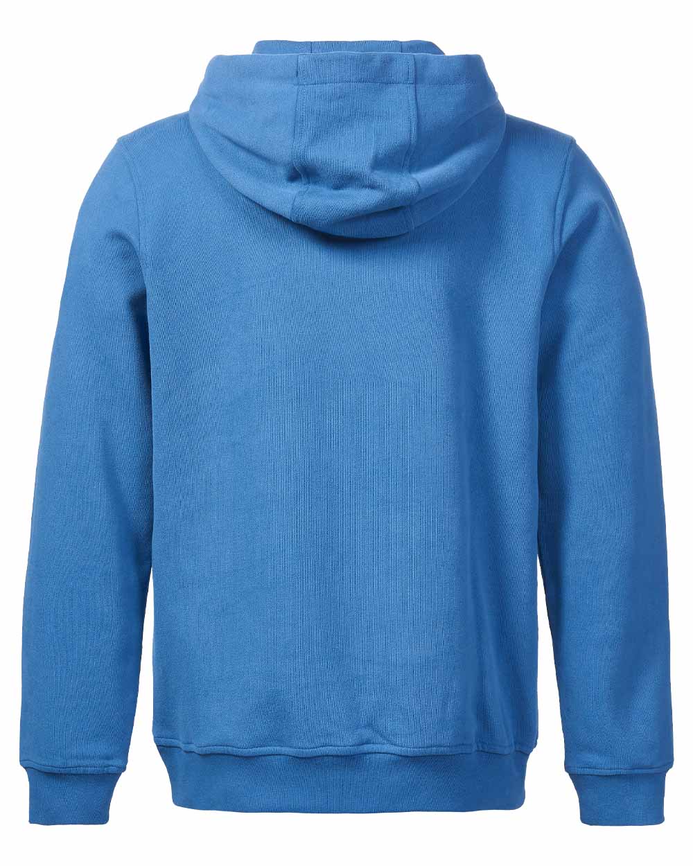 Marine Blue coloured Musto Mens Logo Hoodie on White background