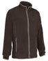 Brown Coloured Percussion Scotland Fleece Jacket On A White Background