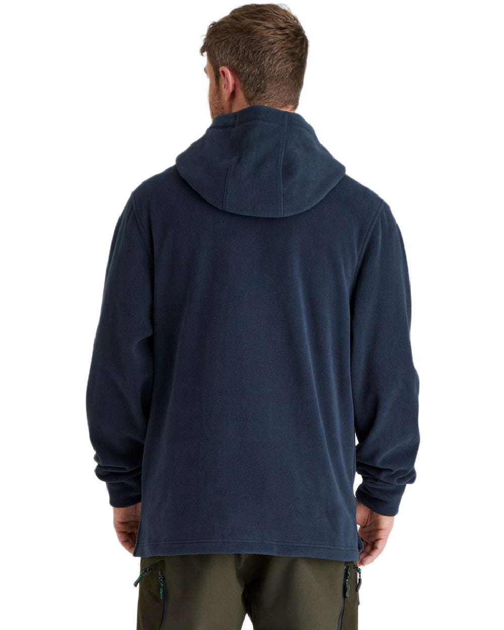 Navy Coloured Ridgeline Ballistic Hoodie On A White Background
