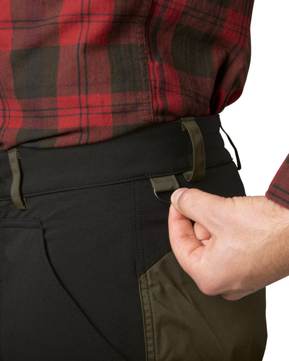 Grizzly Brown Meteorite Coloured Seeland Elm Trousers On A White Background