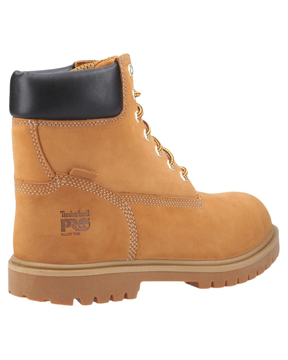 Wheat coloured Timberland Pro Iconic Safety Toe Work Boots on White Background