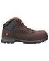 Brown coloured Timberland Pro Splitrock XT Composite Safety Toe Work Boots on white background