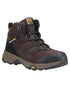 Dark Brown coloured Timberland Pro Switchback Safety Boots on white background