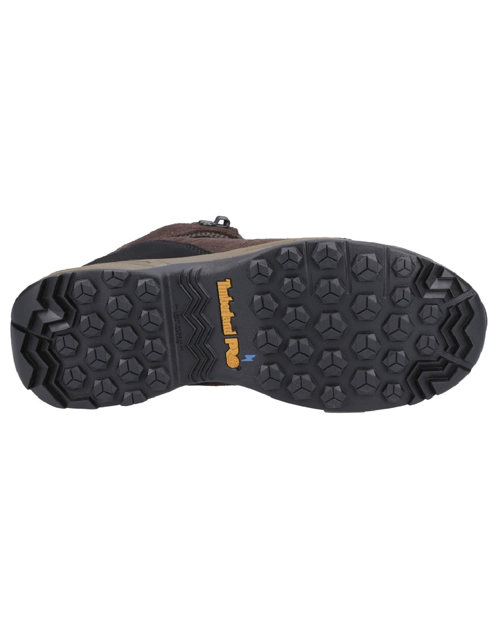 Dark Brown coloured Timberland Pro Switchback Safety Boots on white background