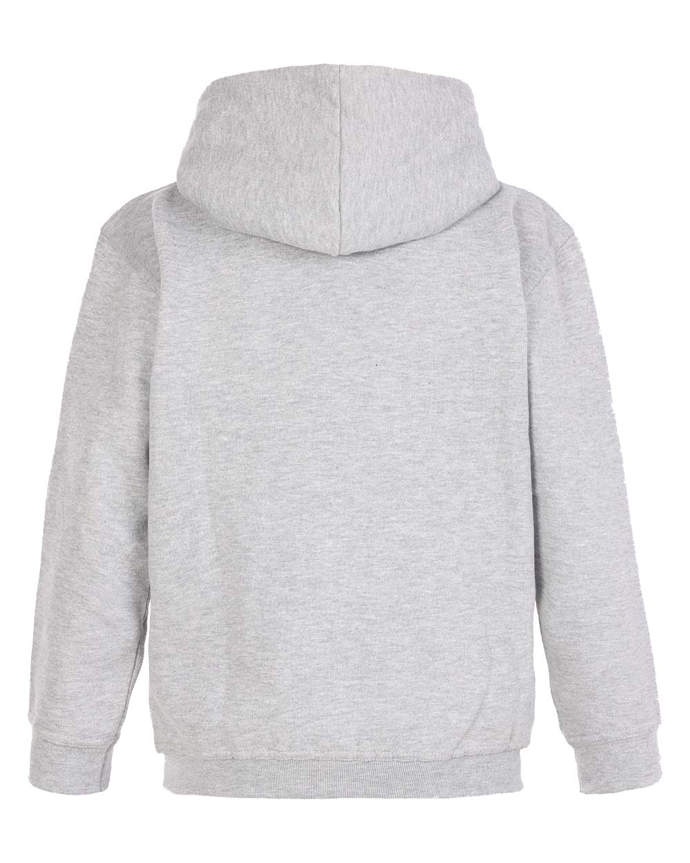 Grey coloured TuffStuff Childrens Logo Hoodie on White Background