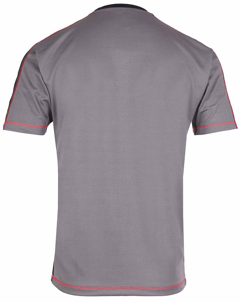 Grey Coloured TuffStuff Elite T-Shirt On A White Background
