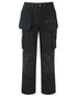 Black Coloured TuffStuff Extreme Work Trousers On A White Background