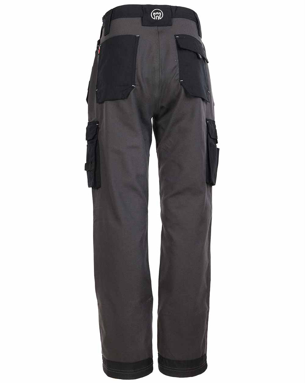 Grey Coloured TuffStuff Extreme Work Trousers On A White Background
