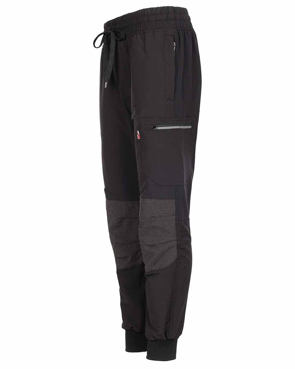 Black Coloured TuffStuff Hyperflex Trouser On A White Background