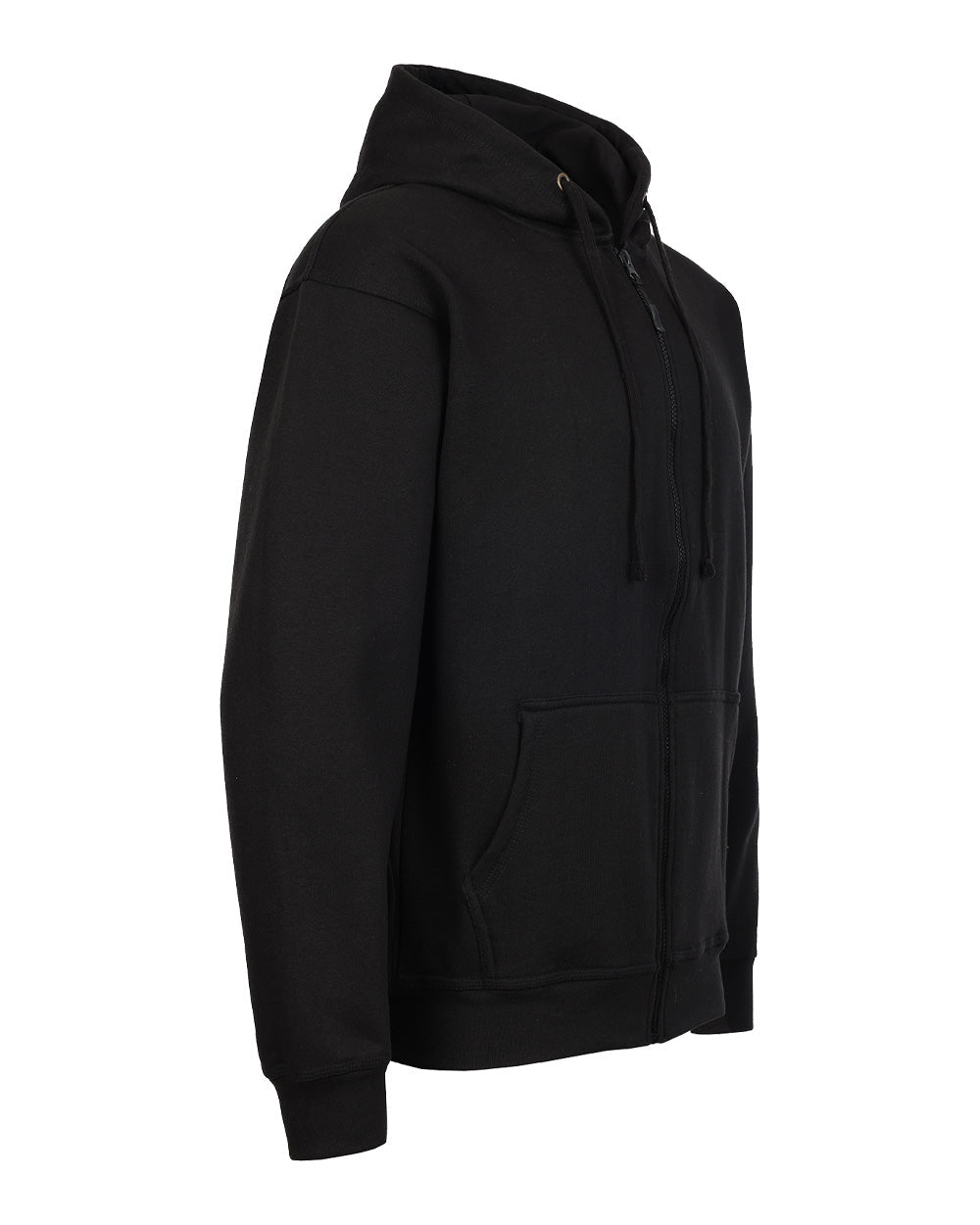 Black coloured TuffStuff Pro Work Hoodie on White background