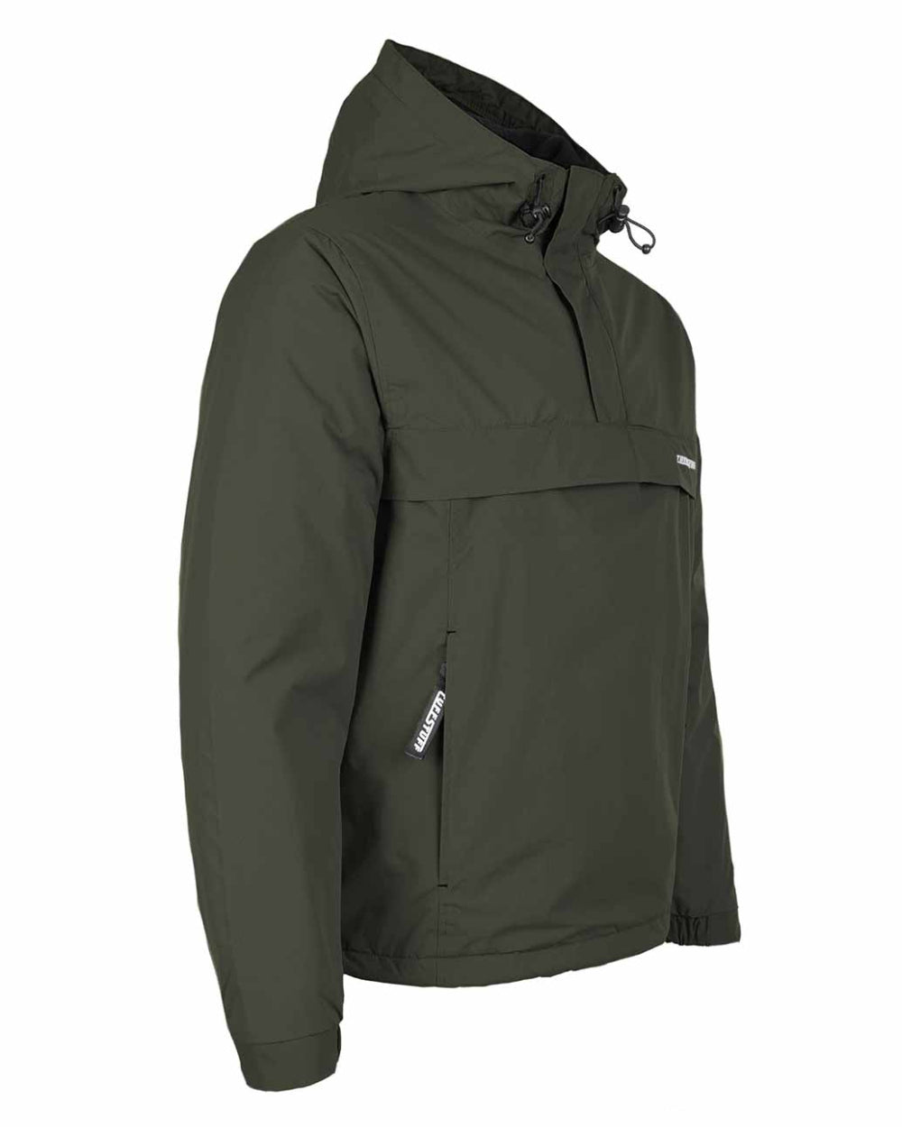 Green Coloured TuffStuff Sutherland Waterproof Windbreaker Smock On A White Background