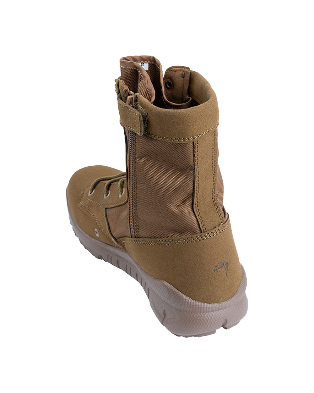 Coyote Coloured Viper Sneaker Boots on white background