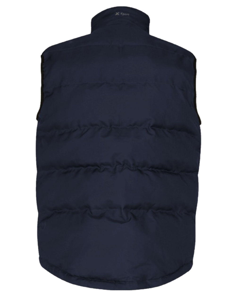 Navy Coloured Xpert Mens Core Padded Work Bodywarmer on White Background