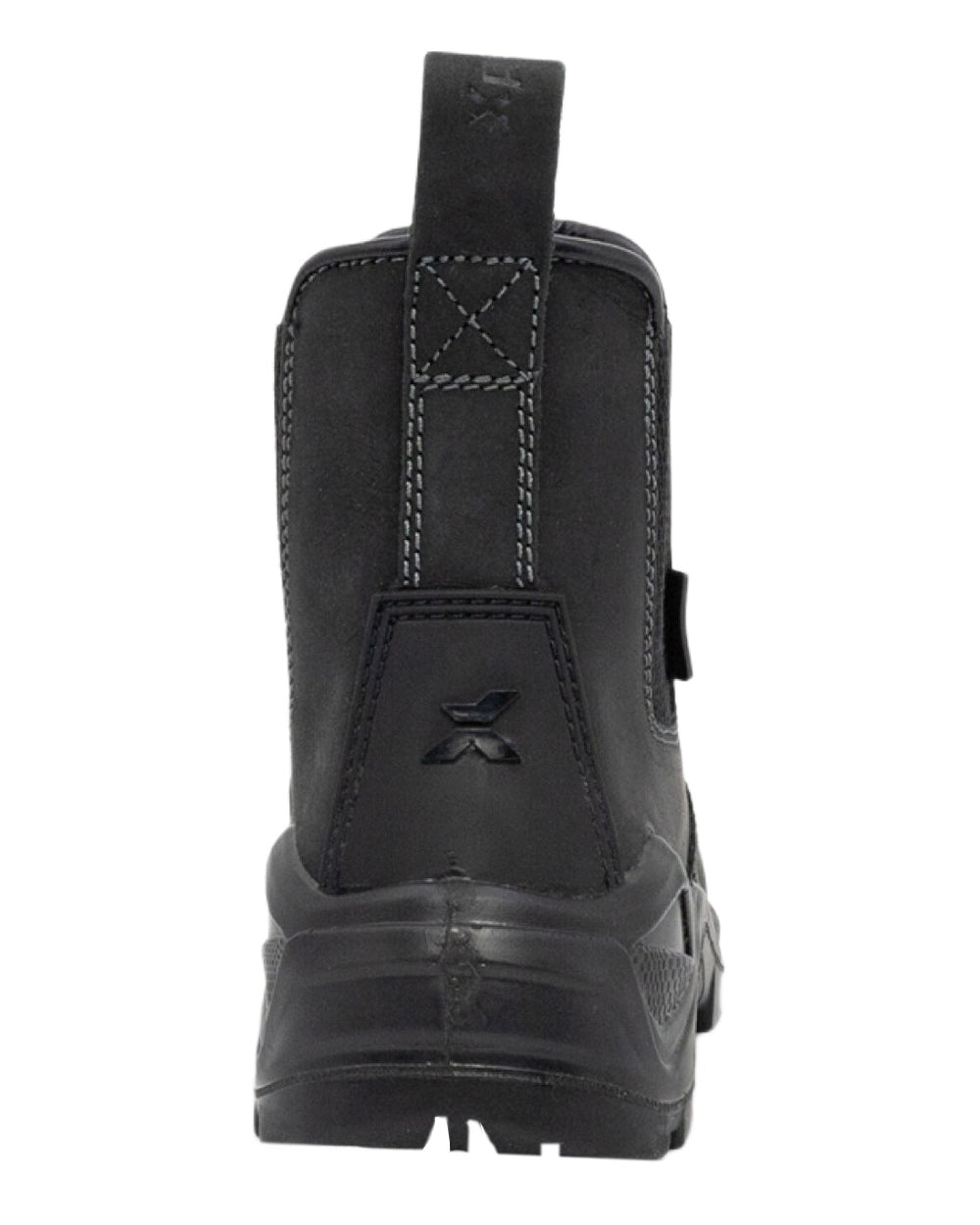 Black Coloured Xpert Mens Defiant S3 Safety Dealer Boots on White Background