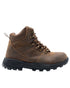 Brown Coloured Xpert Mens Heritage Explorer Waterproof Hiking Boots on White Background