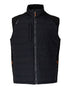 Black Coloured Xpert Mens Pro Rip-Stop Panelled Bodywarmer on White Background