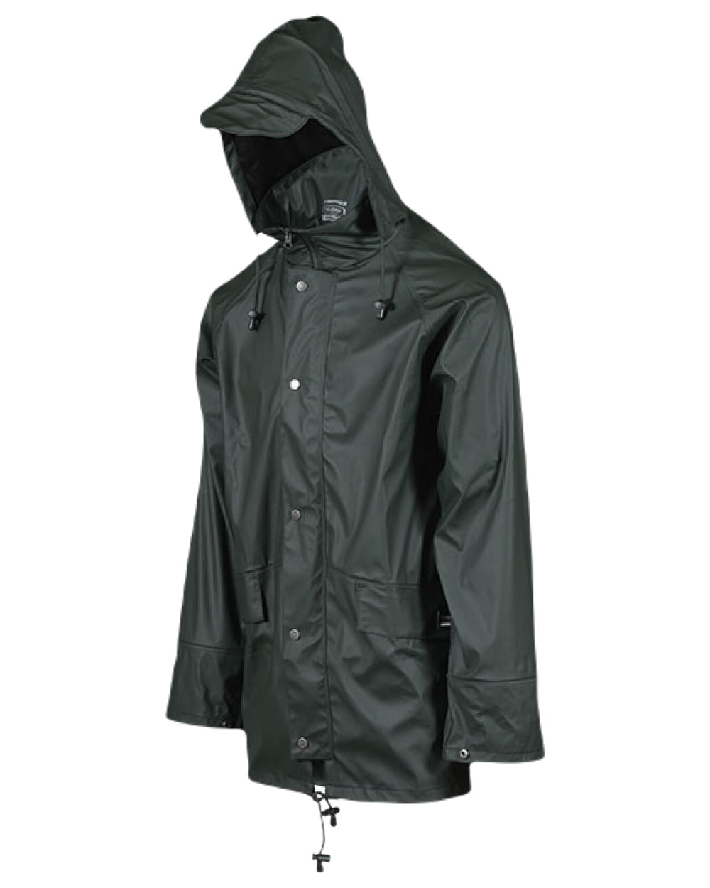 Green Coloured Xpert Mens Swampmaster No-Sweat Stormgear Waterproof Jacket on White Background