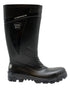 Black Coloured Xpert Mens Swampmaster Titan S5 Safety PVC Wellingtons on White Background