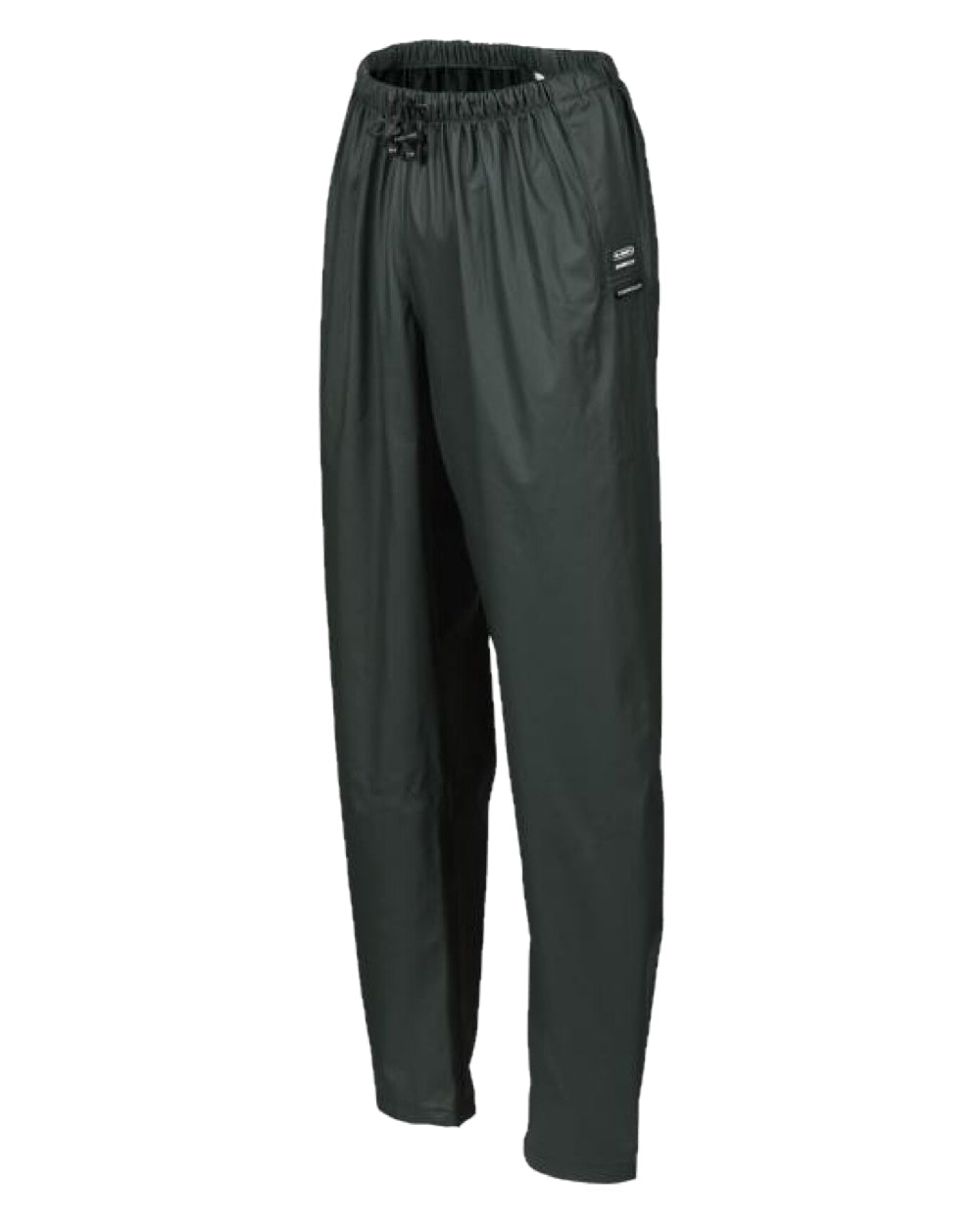 Green Coloured Xpert Swampmaster No-Sweat Stormgear Waterproof Trousers on White Background